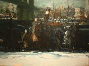 George Wesley Bellows Snow Dumpers oil